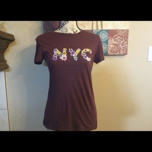 Maroon NYC  floral shirt